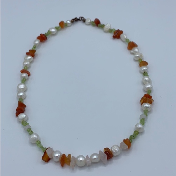 Hand beaded original necklace - Picture 6 of 7